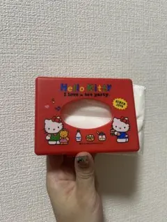 Hello Kitty ティッシュケース　レトロ