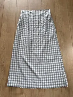 新品！未使用！GRLタイトスカート　ギンガムチェック　Lサイズ