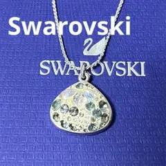 スワロフスキー SWAROVSKI ネックレス イーブルアイ ブルー 極美品 