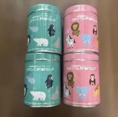 カワイ 肝油ドロップ　カルシウム ビタミンC肝油ドロップ 300粒×4缶のサムネイル