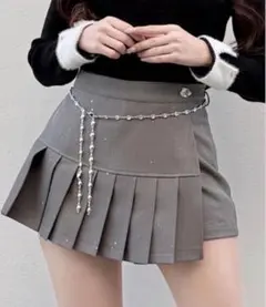 ミシェルマカロン 美脚スカパン グレー フリーサイズ - メルカリ