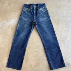 70s〜 Lee 200 ヒゲ デニムパンツ 左綾 ジーンズ