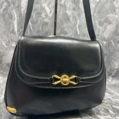 ✨美品✨GUCCI ショルダーバッグ ホースビット ブラック 黒 レザー 金具