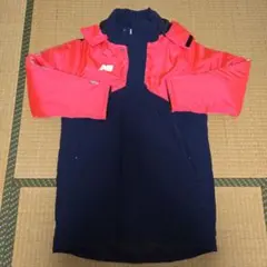 new balance フード付きベンチコート