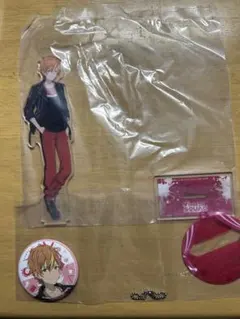 プロセカ セガラッキーくじ 東雲彰人 アクリルスタンド 缶バッジ