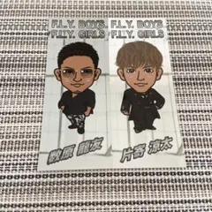 数原龍友　片寄涼太　千社札 FBFG キャラ GENERATIONS