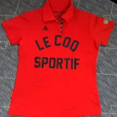 le coq sportif ゴルフポロシャツ Mサイズ 赤