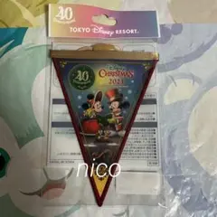 ディズニー　クリスマス　2023 ガーランド