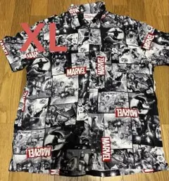 MARVEL 総柄シャツ アロハシャツ