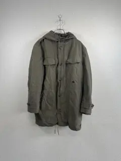 ドイツ軍ミリタリーコート モッズコート 裏ボア グリーン