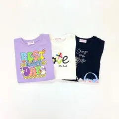 子供服 女の子 100cm 長袖 Tシャツ まとめ売り 新品 YFN7-4