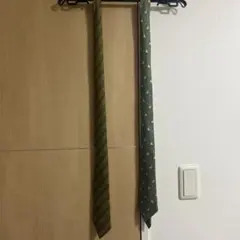 HERMES エルメス ネクタイ 2本セット シルク100%