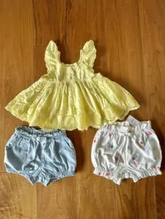 ベビーGAP レーストップス・ショートパンツセット　新品未使用
