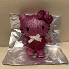 サンリオキャラクターズ シークレットマスコットホルダー キティ　ピンク キラキラ
