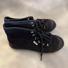 KEEN ブラック ハイカットスニーカー 24.5