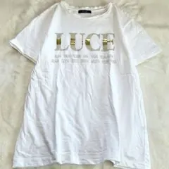 allureville/シティプリントTシャツ/２(M相当)/ホワイト/半袖/白のサムネイル