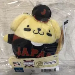 サンリオ 侍ジャパン C賞　カラビナ付きマスコット《ポムポムプリン》