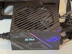 ROG ATX電源 850W Platinum 消費電力表示 動作確認済 美品のサムネイル