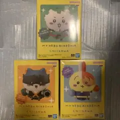 【新品】 僕のヒーローアカデミア×ちいかわ フィギュア 3点 ハチワレ うさぎ