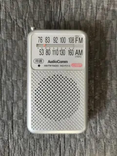 2023年製オーム電機AudioComm ポケットラジオ AM/FM