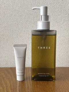 THREE バランシング クレンジングオイル 185ml 洗顔料8g付きのサムネイル