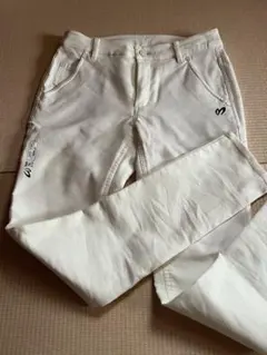 マスターバニー　ゴルフレディース白パンツ