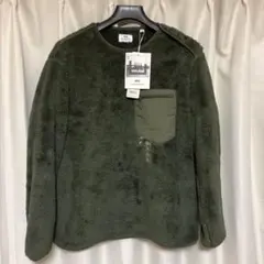 【未使用】ユニクロ エンジニアドガーメンツ フリースプルオーバー オリーブL
