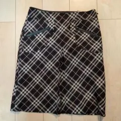 Burberry Blue Label チェック　フレアスカート 38