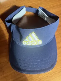 adidasサンバイザー【紺色】