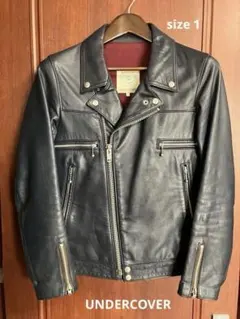 定価16万程！UNDERCOVER ヴィンテージ加工ダブルライダース size2