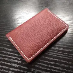 カードケース　本革　レザー　ハンドメイド