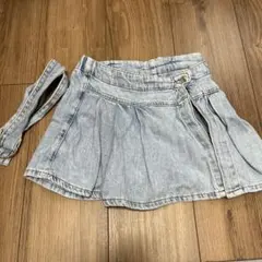 ZARA デニム キュロットスカート 128cm