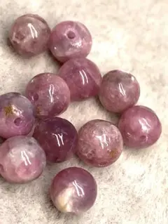 TP496-5セール★トルマリン　ビーズセット　ピンクパープル　天然石パーツ