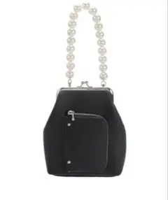 パメオポーズ My maid VENUS バッグ パール ブラック