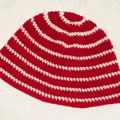 270 ハンドメイド クラッシャーハット バケットハット ビーニー ボーダー