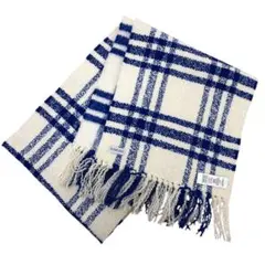 4D699-13 英国製 BURBERRY バーバリー マフラー チェック柄