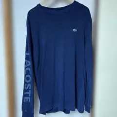 LACOSTE デニム調ロングTシャツ　Ｌのサムネイル