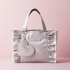 JILL by JILLSTUART フリルトートバッグ＆ポーチチャーム 付録