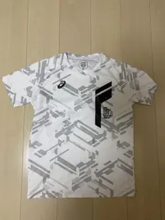 asics 幾何学模様 トレーニングトップ S