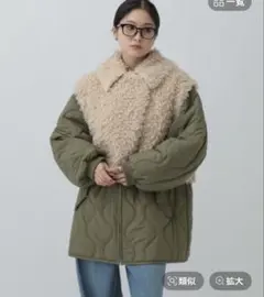 LEPSIM ファーベストブルゾン キルティング ブルゾン