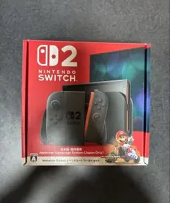 NintendoSwitch2】本体＋カバー(ガラスフィルム取り付け済)中古品 