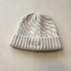 POLO ケーブル編みニット帽 46〜50cm