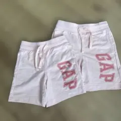 GAP KIDS ピンク ハーフパンツ XS＆Sセット