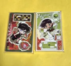 名探偵コナン アクリルスタンド 推理絵影 謎趣 中国限定 服部平次　江戸川コナン