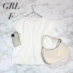 GRL フレンチスリーブニットトップス[k9322e]