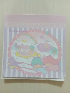 リトルツインスターズ メモ帳 キキララ サンリオ 平成