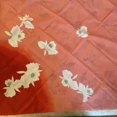 花柄風呂敷 オレンジ系