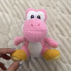 【一番くじ】スーパーマリオ B賞 カラフルヨッシー ぬいぐるみマスコット ピンク