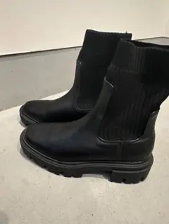 サイドゴアブーツ ブラック