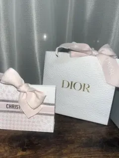 Dior ギフト袋 ホワイト 小型